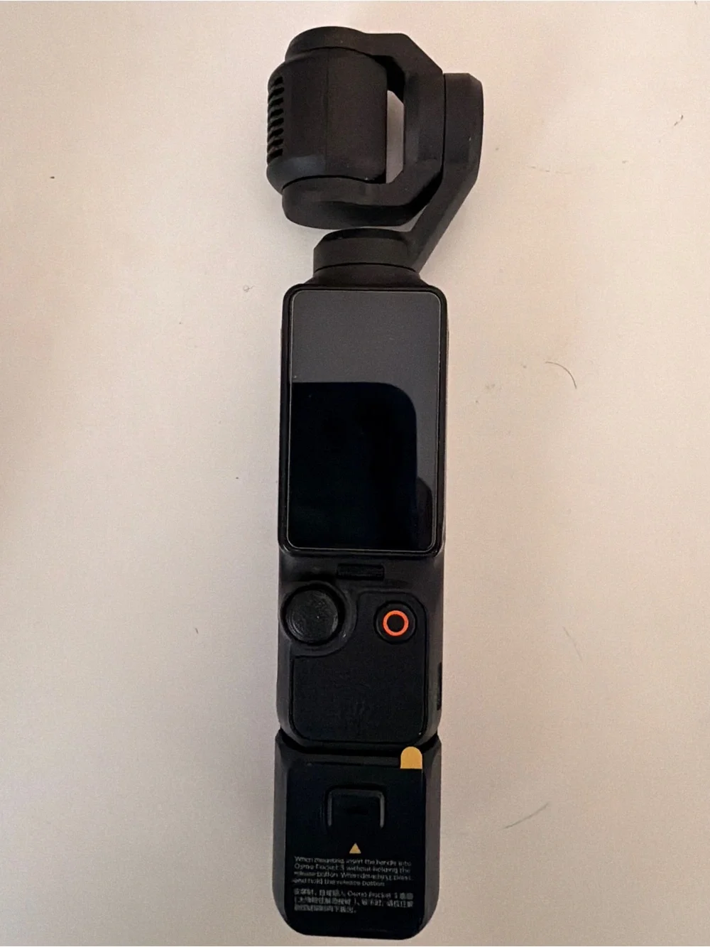 DJI Black Handheld Gimbal Camera with Built-in Screen